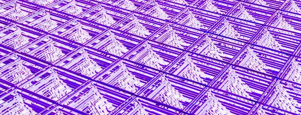 Abstract illustration of purple square patterns and lines 스톡 일러스트