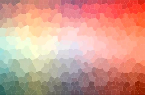Abstract illustration of red Small Hexagon background Stock Illustration