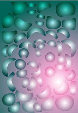 Abstract illustration on space theme. Stock Illustration