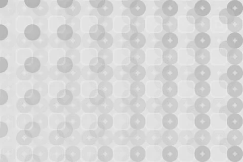 Abstract illustration of square and circular abstract shapes in seamless pattern 스톡 일러스트