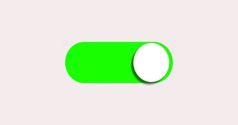Abstract illustration switch turn on and turn off button with colorful in h.. Stock Illustration