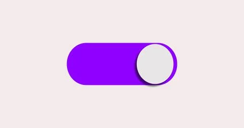 Abstract illustration switch turn on and turn off button with colorful in h.. Illustrazione stock