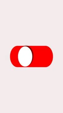Abstract illustration switch turn on and turn off button with colorful in v.. 스톡 일러스트