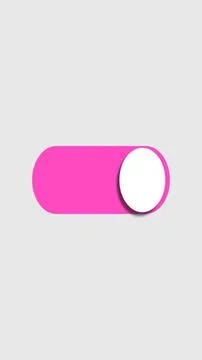 Abstract illustration switch turn on and turn off button with colorful in v.. Stock Illustration