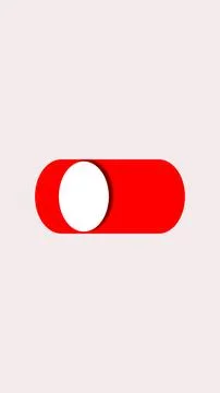 Abstract illustration switch turn on and turn off button with colorful in v.. Illustrazione stock
