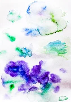Abstract illustration in violet tones Stock Illustration