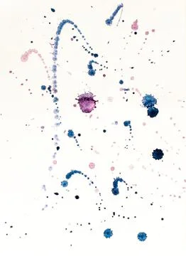 Abstract illustration in violet tones Stock Illustration