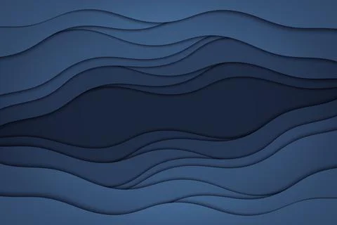 Abstract illustration with waves. Stock-Illustration