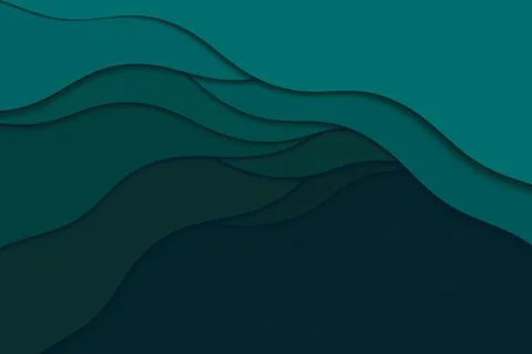 Abstract illustration with waves. Illustrazione stock