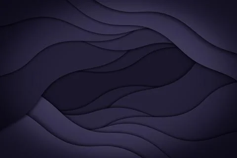 Abstract illustration with waves. Stock Illustration
