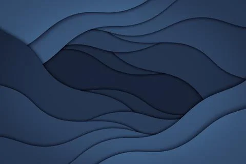 Abstract illustration with waves. 스톡 일러스트