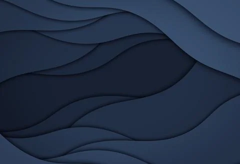 Abstract illustration with waves. Illustrazione stock