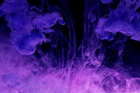 Abstract image background colored paint in water art 스톡 사진