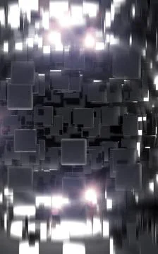 Abstract image background of cubes blocks and rectangles.3d illustration. Ilustración de archivo