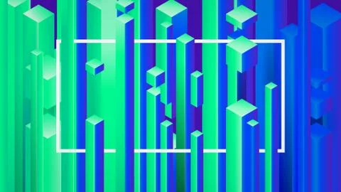 Abstract image background with geometric elements, vector rectangles pattern Stock Illustration