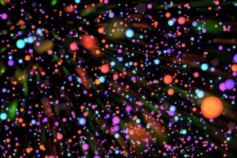 Abstract image background glowing particles Stock Illustration