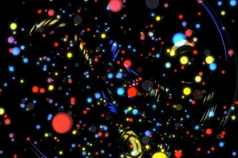 Abstract image background glowing particles Stock Illustration