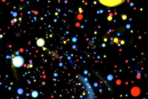 Abstract image background glowing particles Stock Illustration