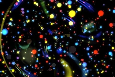 Abstract image background glowing particles Stock Illustration