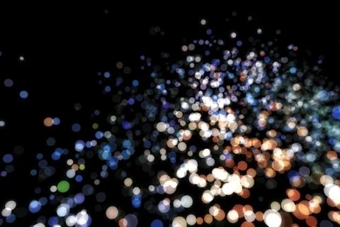 Abstract image background glowing particles Stock Illustration