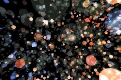Abstract image background glowing particles Stock Illustration