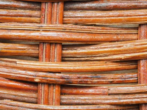 Abstract image, background, texture, closeup. wicker basket. straight orange  Stock Photos