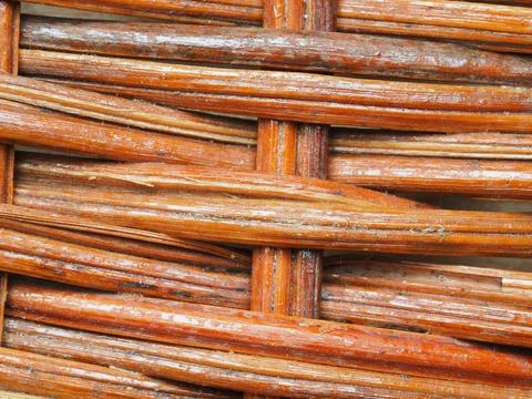 Abstract image, background, texture, closeup. wicker basket. straight orange  Stock Photos