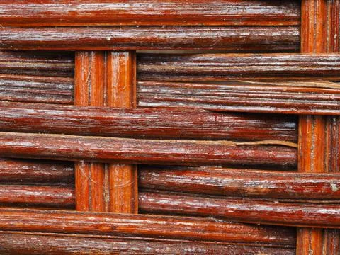 Abstract image, background, texture, closeup. wicker basket. straight orange  Stock Photos