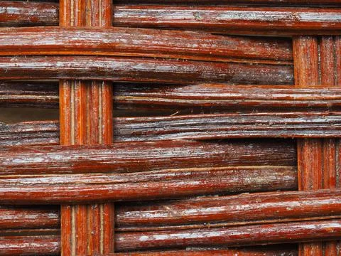 Abstract image, background, texture, closeup. wicker basket. straight orange  Stock Photos