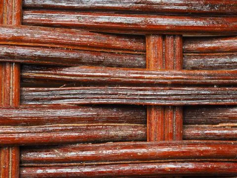 Abstract image, background, texture, closeup. wicker basket. straight orange  Stock Photos