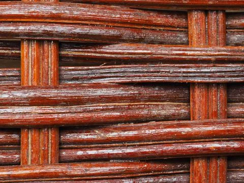 Abstract image, background, texture, closeup. wicker basket. straight orange  Stock Photos