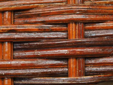 Abstract image, background, texture, closeup. wicker basket. straight orange  Stock Photos