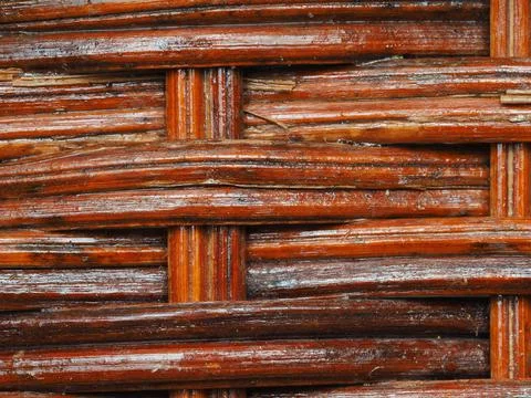 Abstract image, background, texture, closeup. wicker basket. straight orange  Stock Photos