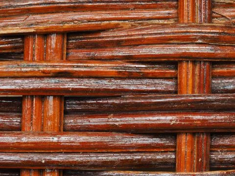 Abstract image, background, texture, closeup. wicker basket. straight orange  Stock Photos