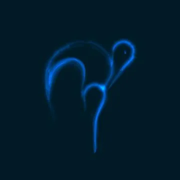 Abstract Image of a Bird Stock Illustration