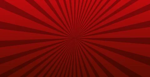 Abstract image, burgundy rays of the sun on a red background - Vector Illustrazione stock