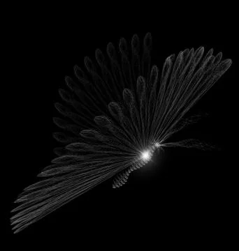 Abstract image of butterfly Stock Illustration