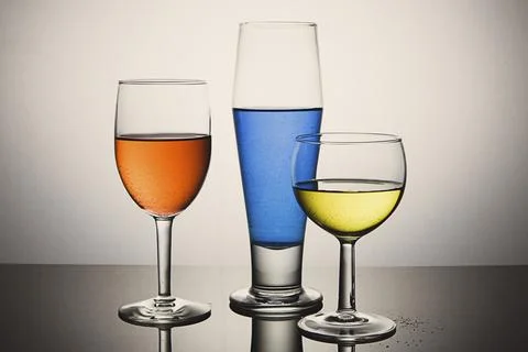 Abstract image of colored water. Stock Photos