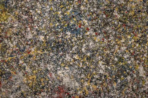 Abstract image of colourful splashes composing an intricate texture. 库存照片