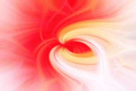 Abstract image composed of colored lines that create spirals Stock Photos