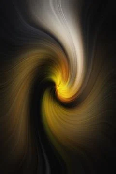 Abstract image composed of colored lines that create spirals Stock Photos