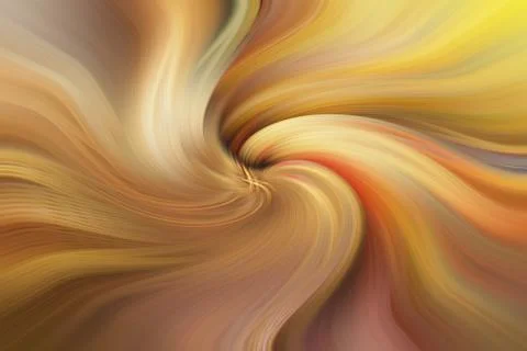 Abstract image composed of colored lines that create spirals Stock Photos