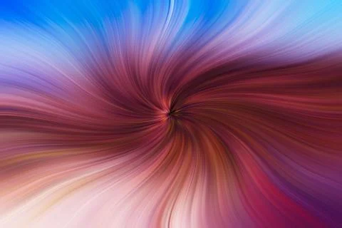 Abstract image composed of colored lines that create spirals Stock Photos