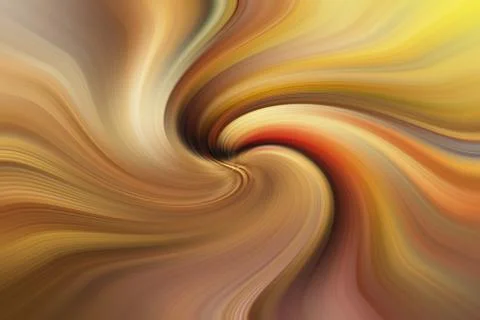 Abstract image composed of colored lines that create spirals Foto stock