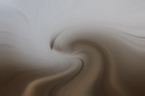 Abstract image composed of colored lines that create spirals Foto stock