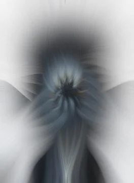 Abstract image composed of colored lines that create spirals Stock Photos