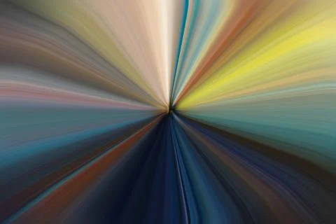 Abstract image composed of colored lines that create spirals Stock Photos