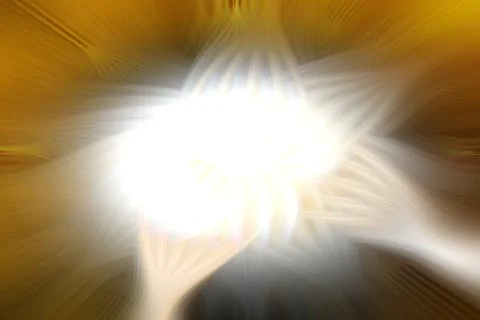 Abstract image composed of colored lines that create spirals Stock Photos