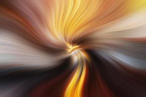 Abstract image composed of colored lines that create spirals Stock Photos