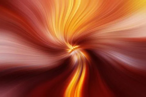 Abstract image composed of colored lines that create spirals Stock Photos